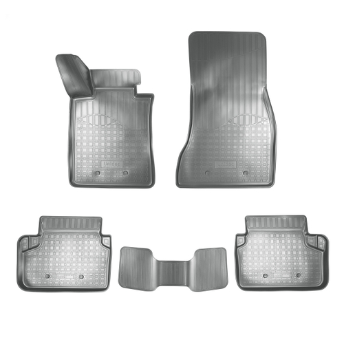 Ковры в салон Norplast/Unidec для BMW 5 в кузове G30 (2016-), Серый, арт.NPA11-C07-160-G