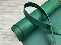 Ременная кожа Missouri MS05 (3,3-3,5 мм), цв. Изумрудный