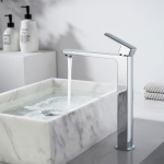 Смеситель для накладной раковины Vincea Next VBF-1N2CH однорычажный, хром