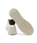 Кожаные кроссовки baltimore BOSS BLACK - белый(50502887)