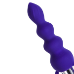 Фиолетовая анальная вибровтулка 14см ToyFa ToDo Twisty 358010