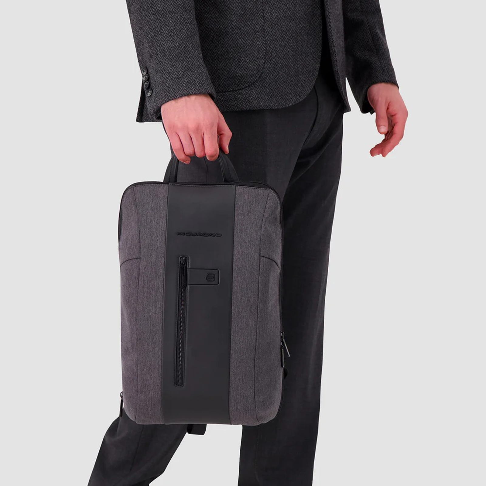 Рюкзак с расширением Piquadro Brief CA6384BR2/Grey-Nero