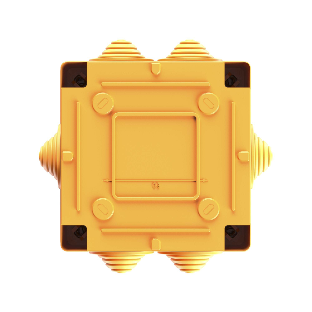 Коробка пластиковая FS с кабельными вводами и клеммниками, IP55,100х100х50 мм, 5р, 450V, 10A, 6 мм2