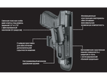 Внутренняя кобура Covert G9, черный, Fab Defense