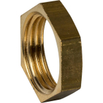 Контргайка STOUT SFT 0037 - 3/8" (для стальных труб, латунь без покрытия)