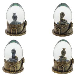 GAEM Фигурка декоративная в стекл шаре "Змея", D 6,5 см, L7,5 W7 H11 см, 4в.