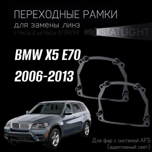 Переходные рамки для замены линз на BMW X5 E70 2006-2013 с AFS