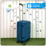 Маленький чемодан Mironpan-N, Бирюзовый, S с расширителем