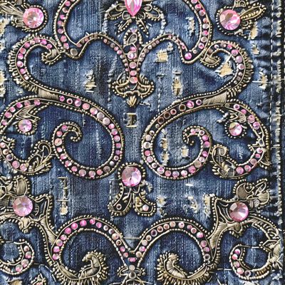 Деним и стразы