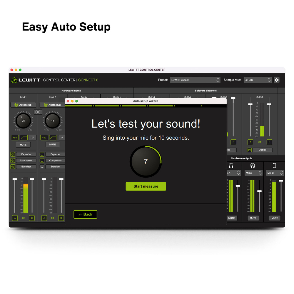 Аудиоинтерфейс Lewitt Connect 6