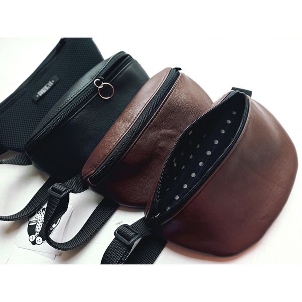 Сумка Поясная Эко Кожа зеленая - фото 2