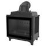 Каминная топка Kratki Maja/L/BS (угловое стекло слева) чугун