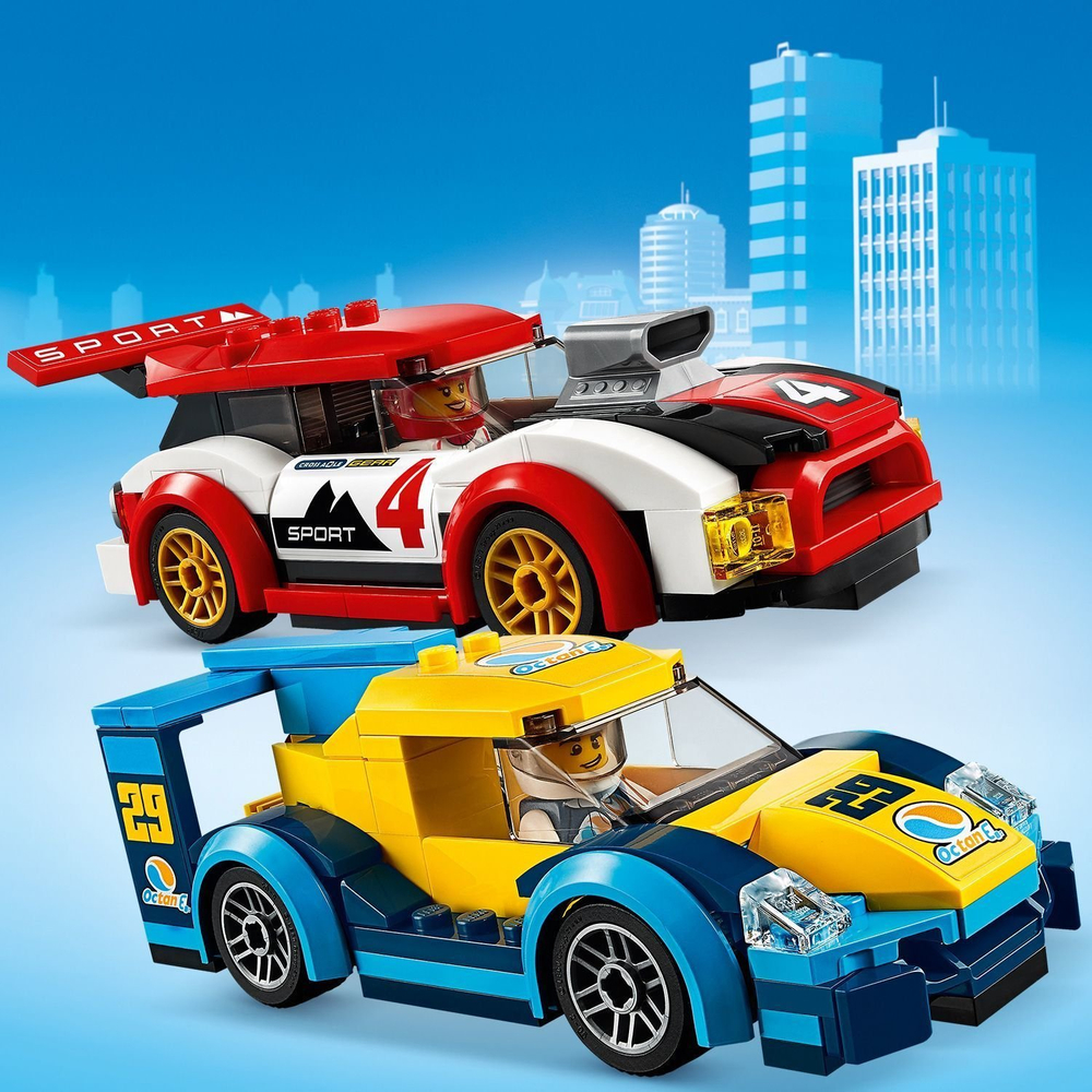 LEGO City: Гоночные автомобили 60256 — Racing Cars — Лего Сити Город