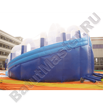 Коммерческий надувной батут «Ледяная гора», 12,5×11,5×9 м