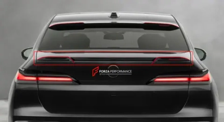 Карбоновый спойлер на крышку багажника для BMW 7 серии G70 2022+ БМВ