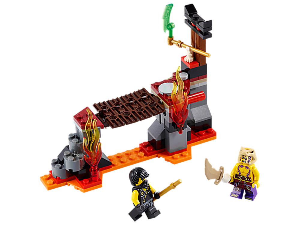 LEGO Ninjago: Сражение над лавой 70753 — Lava Falls — Лего Ниндзяго