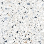 Керамогранит Alma Ceramica GFA57TRZ07L Terrazzo 57x57 белый лаппатированный под камень