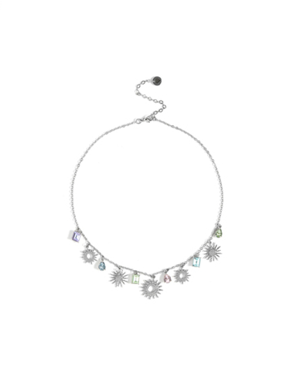 Колье "Sun caramel" Silver