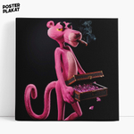 Картина для интерьера Розовая Пантера / Pink Panther на холсте, персонаж фильма, холст с печатью на подрамнике, на стену, Постер Плакат