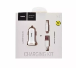 АЗУ с кабелем micro 2USB 2.1A HOCO Z1 white