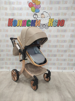Коляска трансформер Farfello Aimile Original New Gold Кремовый
