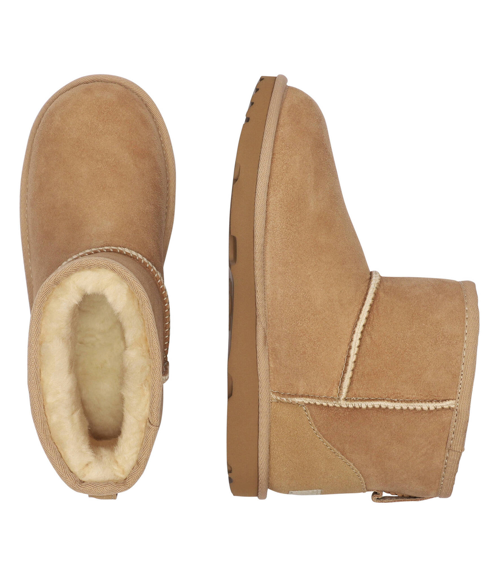 Кожаные угли CLASSIC MINI II UGG - бежевый(1017715K)