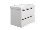 Тумба с раковиной La Fenice Elba Twin 80 бежевая матовая