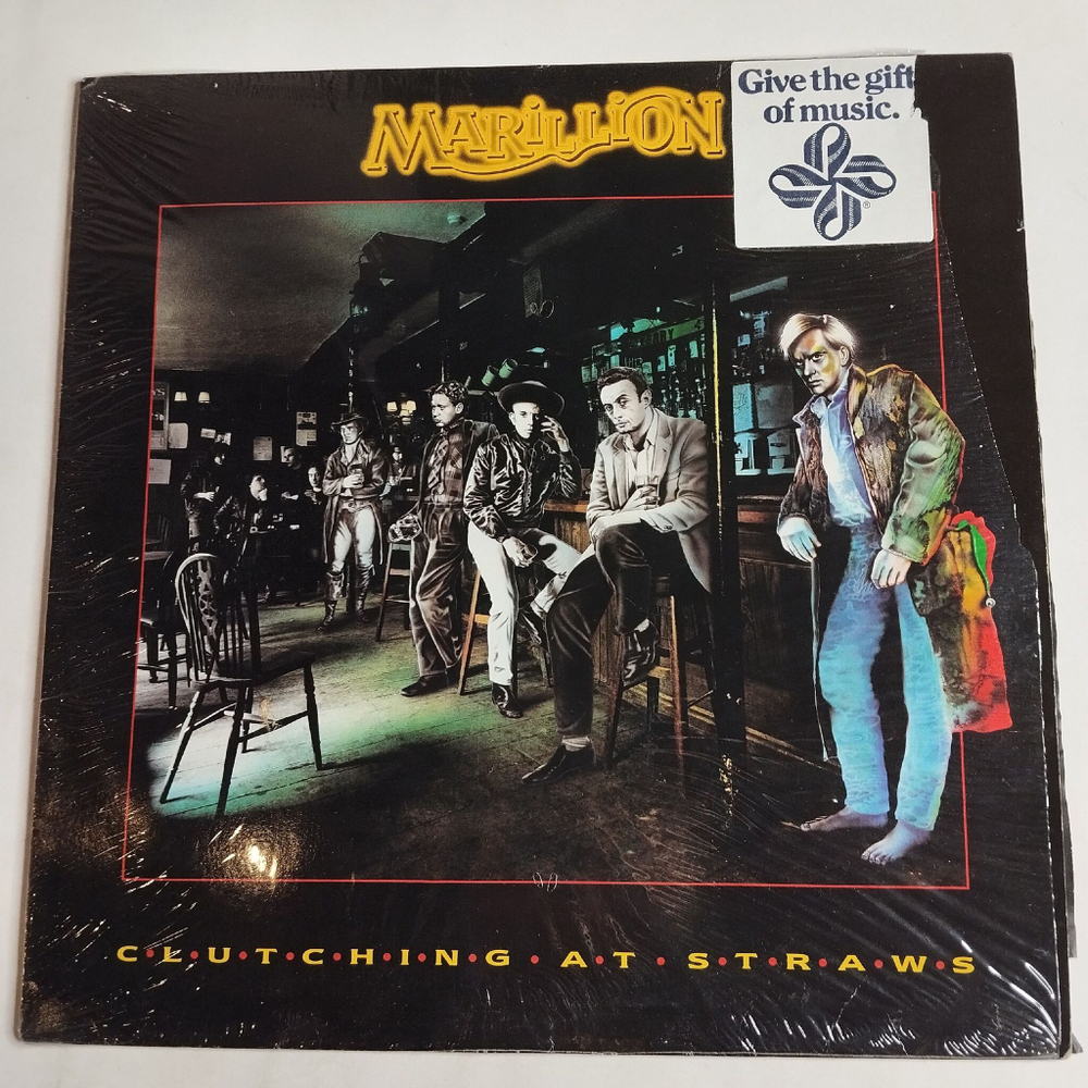 Винтажная виниловая пластинка LP Marillion Clutching At Straws (Germany 1987)