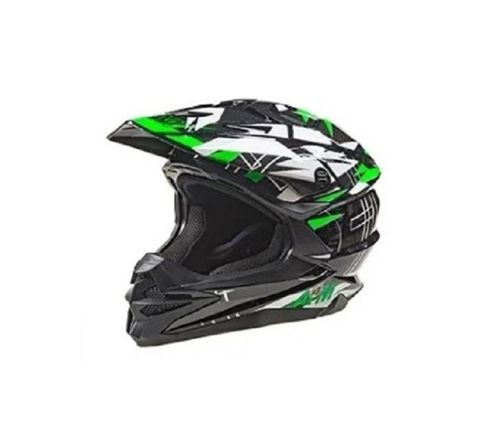 Шлем кроссовый AiM JK803S Green/Black, XL