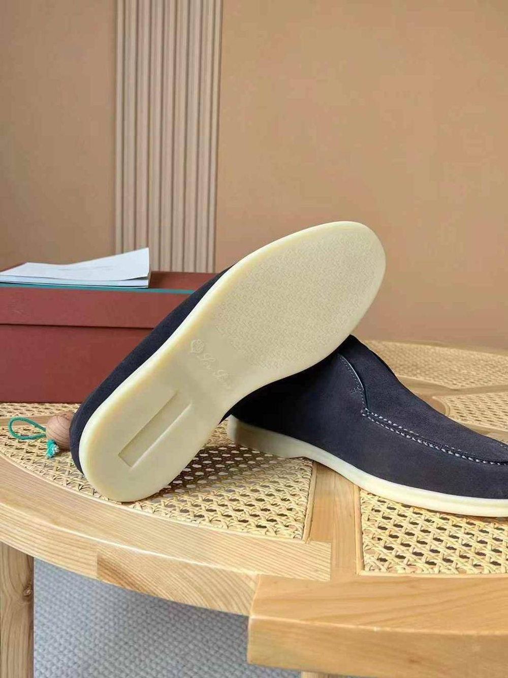 Высокие лоферы Loro Piana