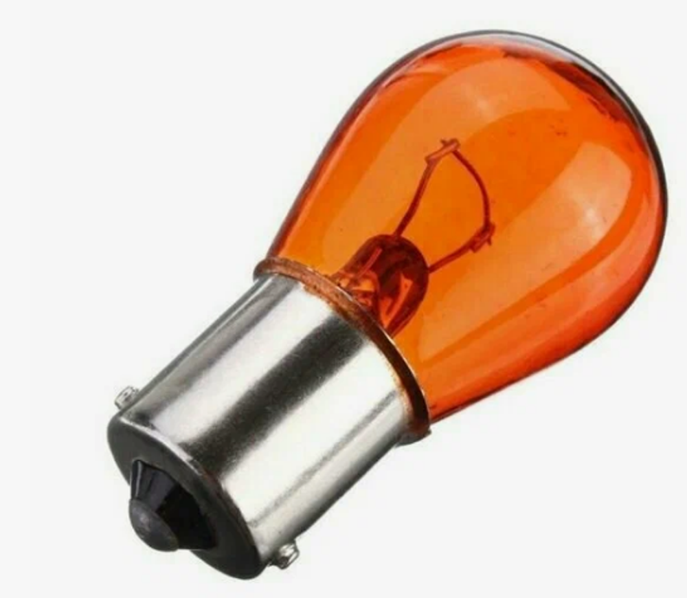 Автолампа  РY 24-21+3 (PY21/3W) 1конт ORANGE (смещ штифт) (BAU15s) Маяк #62418OR
