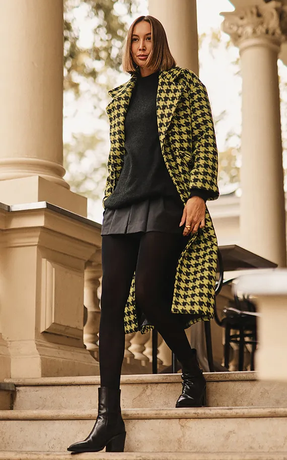 124 Microfibre 100 den Nero