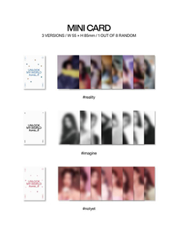 Альбом FROMIS_9 - UNLOCK MY WORLD 1st Album 3 Version SET