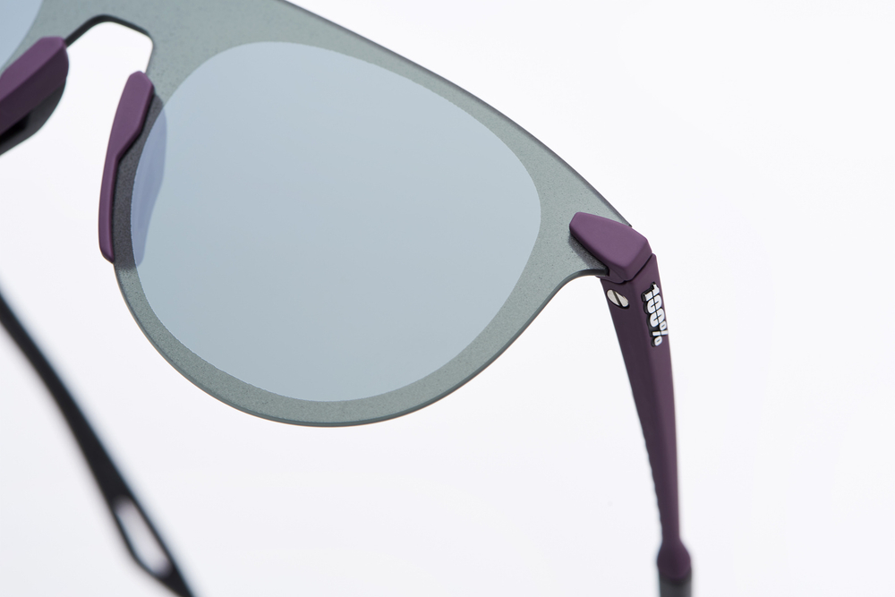 Спортивные очки 100% LEGERE COIL Soft Tact Deep Purple - Black Mirror Lens