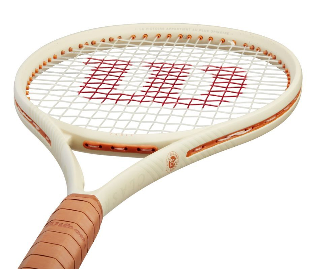 Теннисная ракетка Wilson Clash 100 V2 Roland Garros 2024 + струны