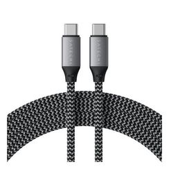 Кабель Satechi USB Type-C - USB Type-C 100W 2 м (ST-TCC2MM) серый космос