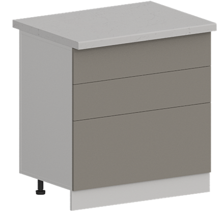 Кухня Модуль ШН3Я 800 Вотан / Теплый серый