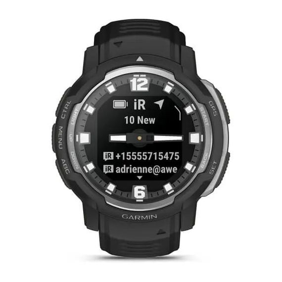 Умные часы Garmin INSTINCT CROSSOVER - Standard Edition, черный
