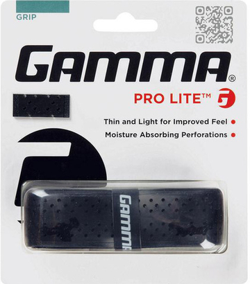 Намотки теннисные базовая Gamma Pro Lite 1P - black