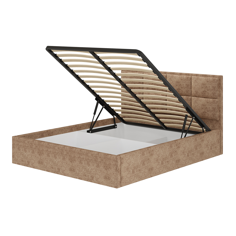 Кровать 160х200 с подъемным механизмом Линда, антик