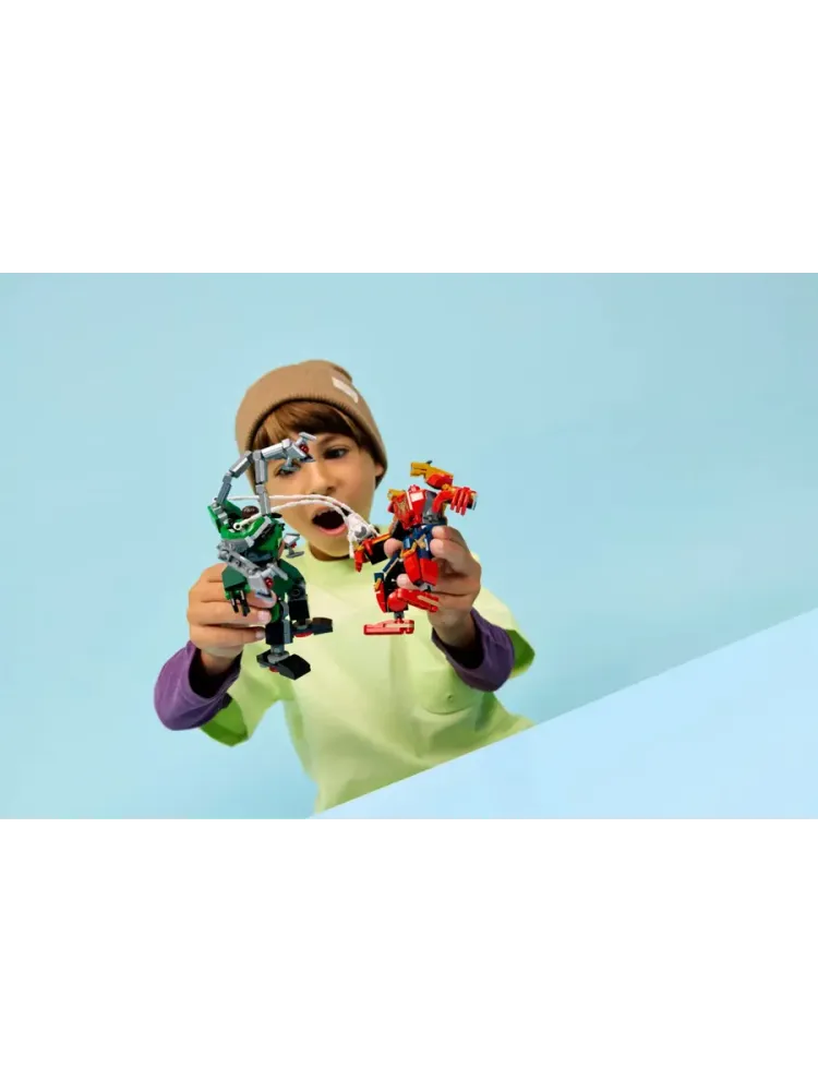 Конструктор Marvel 76338 Человек-паук против Дока Ока Роботы