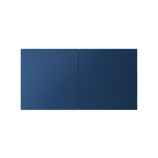 Розетка 2-м. AtlasDesign 16А с заземл. защ. шторки со сдвижн. крышкой в сборе аквамарин SE ATN001128