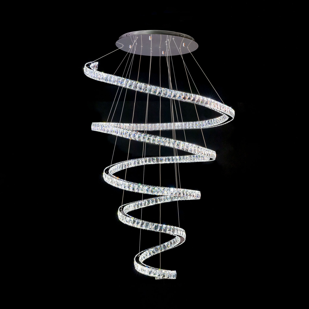 Eletto Olimpia EL330P140 LED Люстра хрустальная с пультом Хром