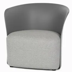 Полукресло Brighten серое