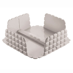 Салфетница квадратная tiffany, серо-бежевая