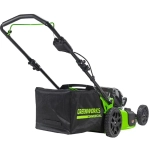 Аккумуляторная газонокосилка Greenworks GC82HPLM512K25 82В (2 x 2.5 Ач, ЗУ) нож 51 см, 2518907U2A