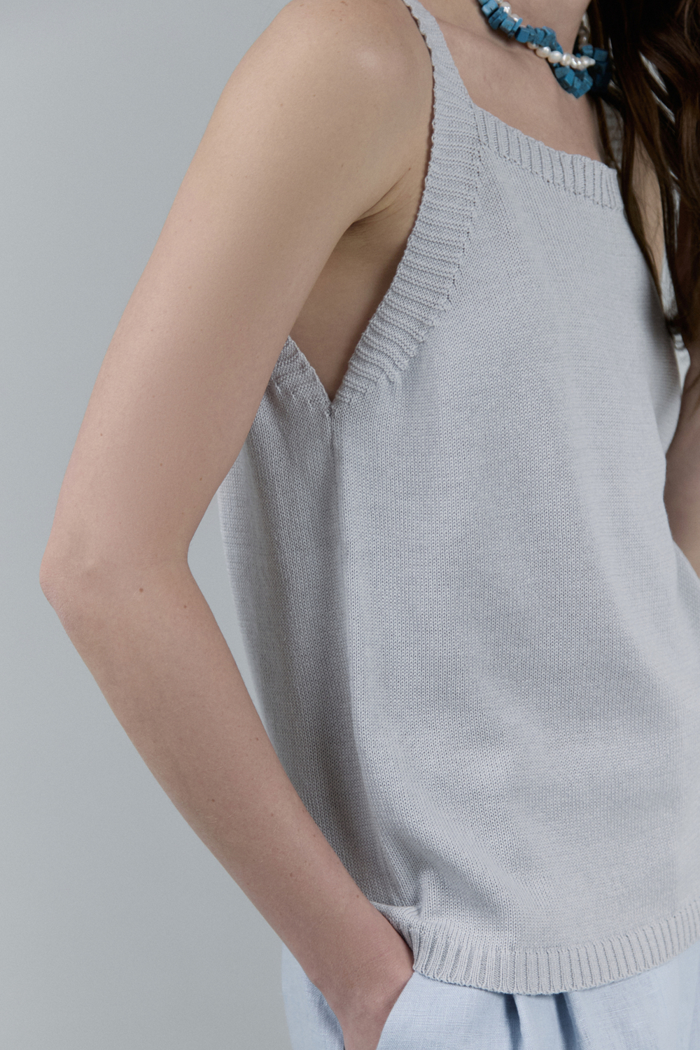 Топ-майка из хлопка