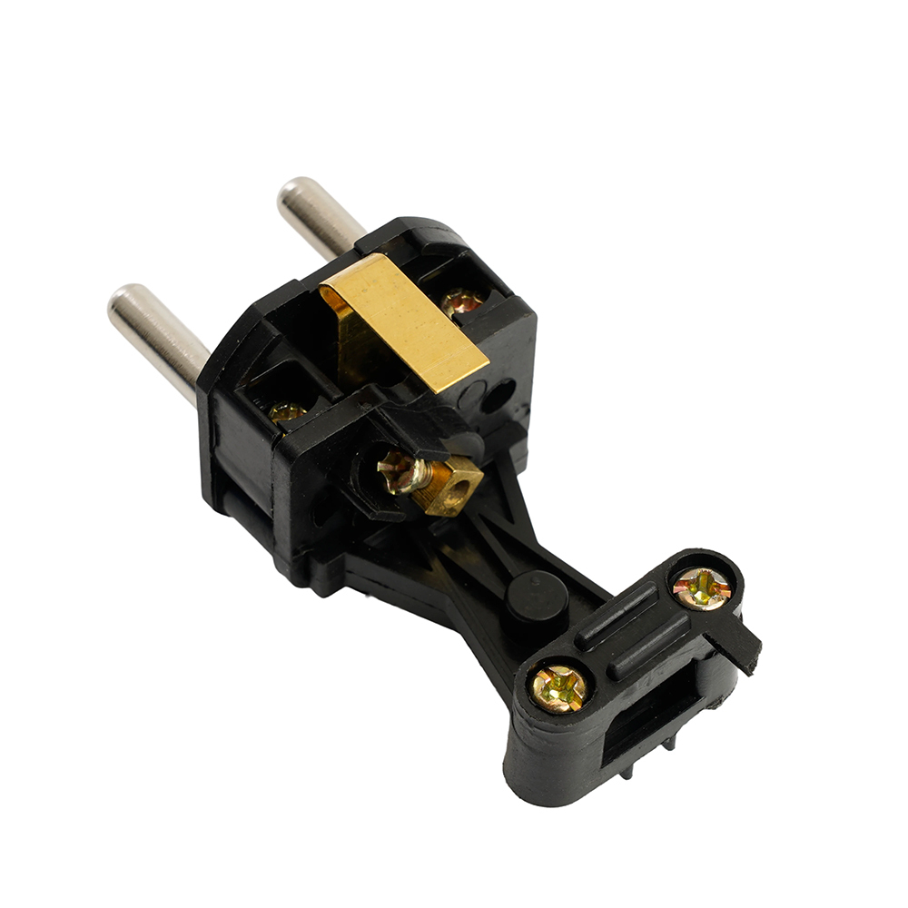 Вилка угловая с/з STEKKER, RPG16-21-442, каучук, 250В, 16A, IP44, синий 39254