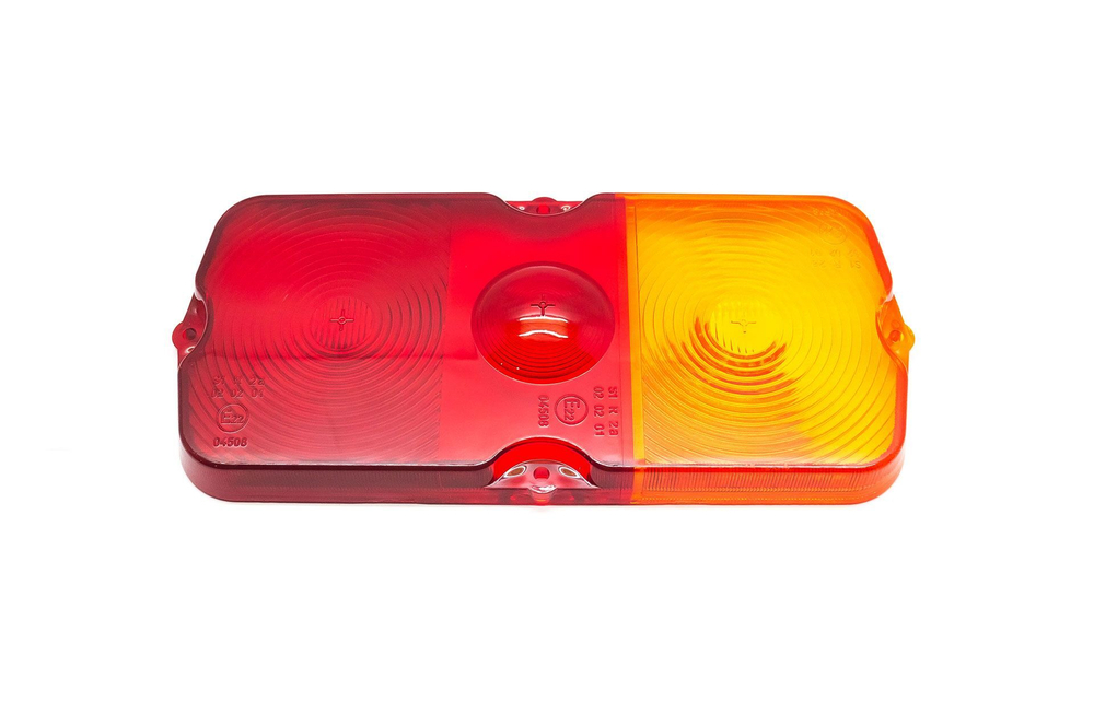 Рассеиватель фонаря УАЗ желтый+красный