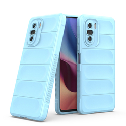 Противоударный чехол Flexible Case для Xiaomi Poco F3